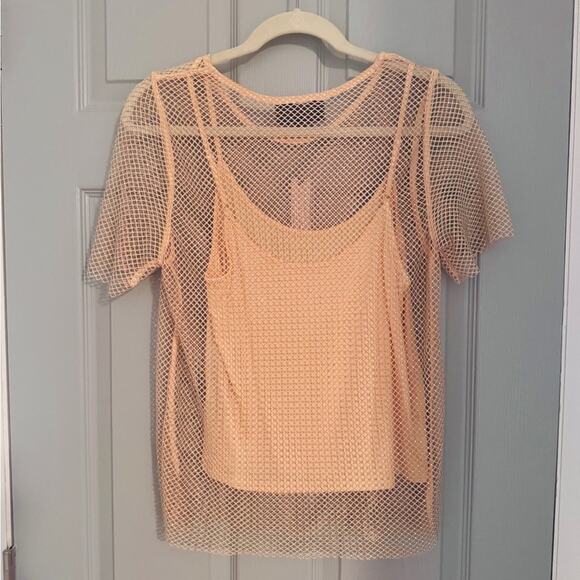 Anthropologie Sequin Sparkle Mesh Blouse - Picture 10 of 10